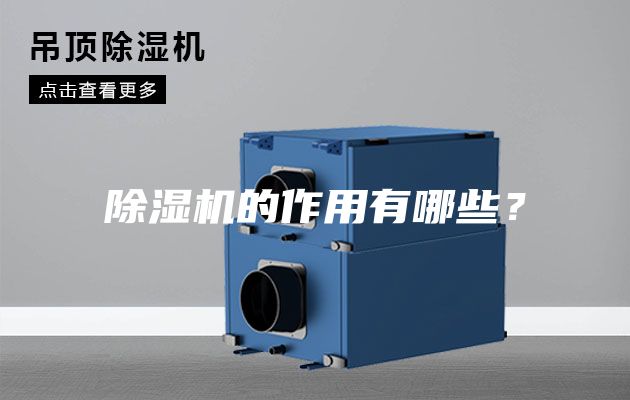 除濕機的作用有哪些？